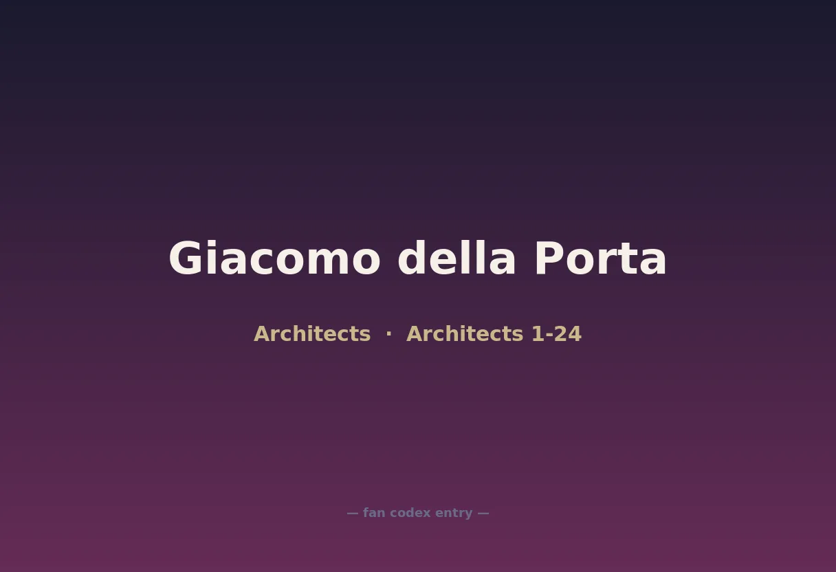 Giacomo della Porta