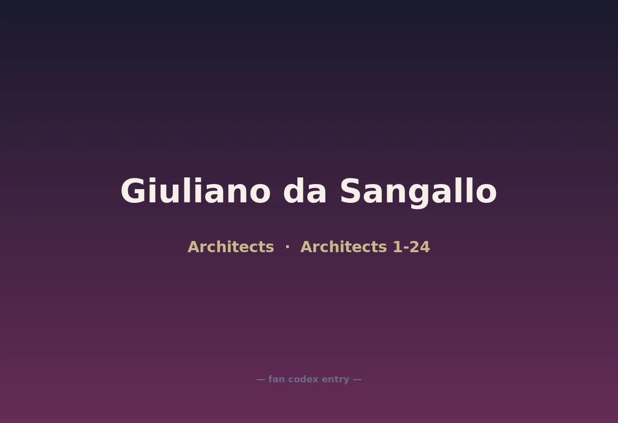 Giuliano da Sangallo