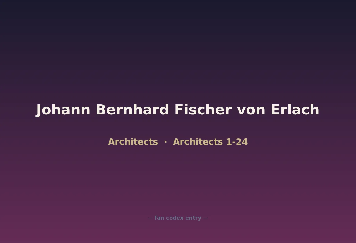 Johann Bernhard Fischer von Erlach
